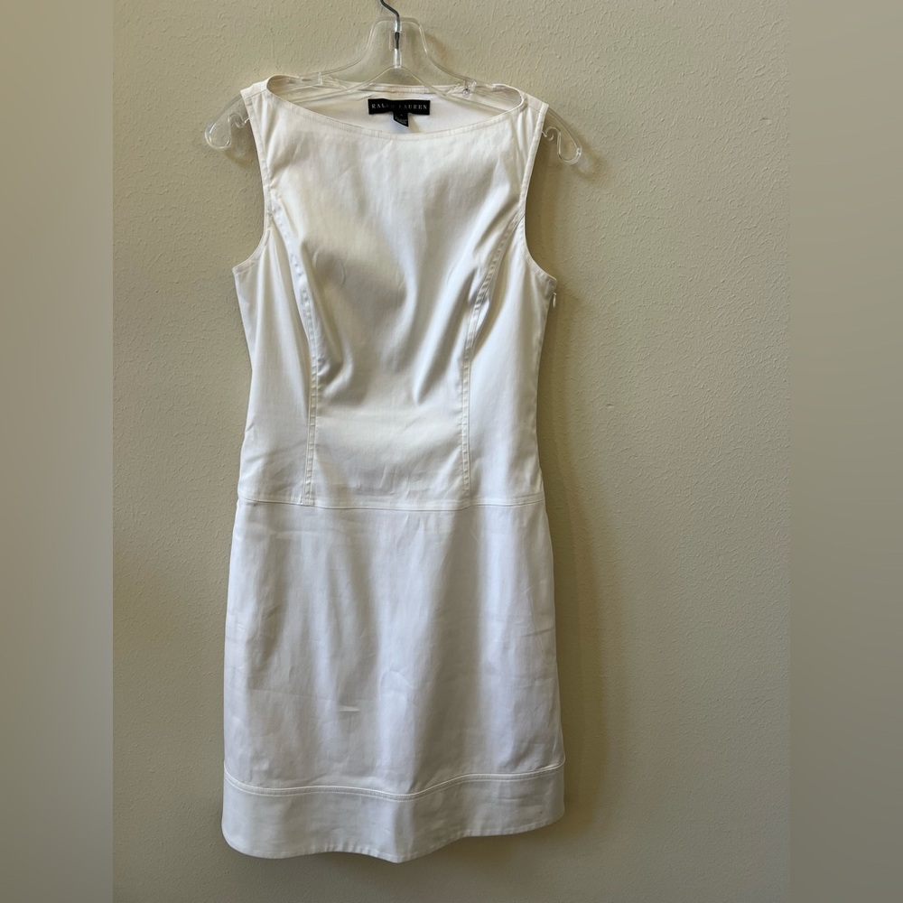 Ralph Lauren Classic Winter White Dress